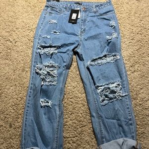 Fashion nova mom jeans size 15
